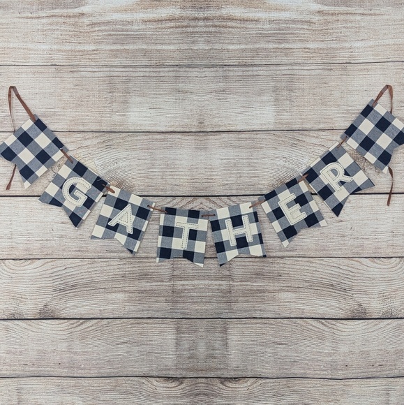 Other - "Gather" felt banner